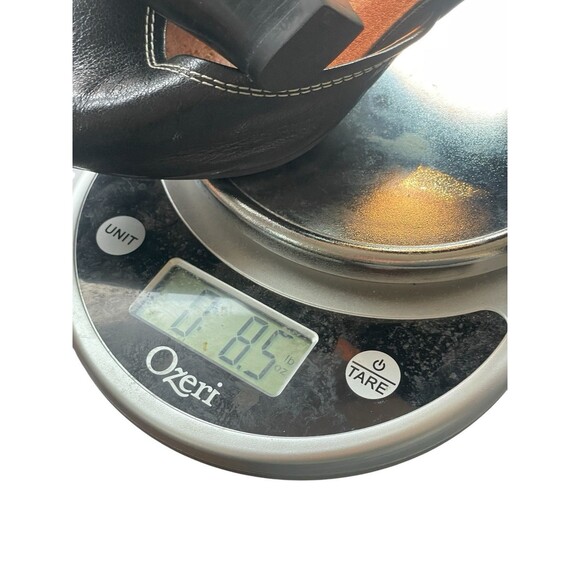 Clarks Black Lea Diamond Hart Peep‎ Toe Heels 85321 - 8 M Career Office - Picture 16 of 16